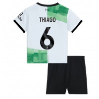 Liverpool Thiago Alcantara #6 Bortatröja Barn 2023-24 Kortärmad (+ Korta byxor)